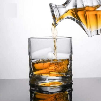 Finger Grip Whiskey Glass