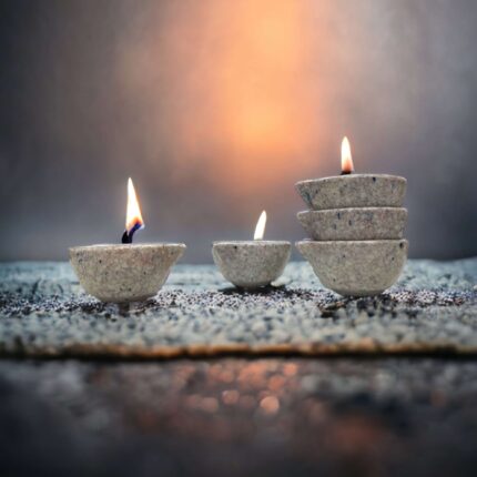 Multicolor Diya Pack of 5