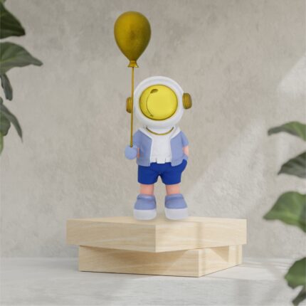 Astronaut Balloon Figurine - Unique Space Gift