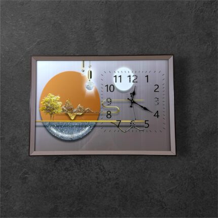 Crystal Wall Clock Rectangle