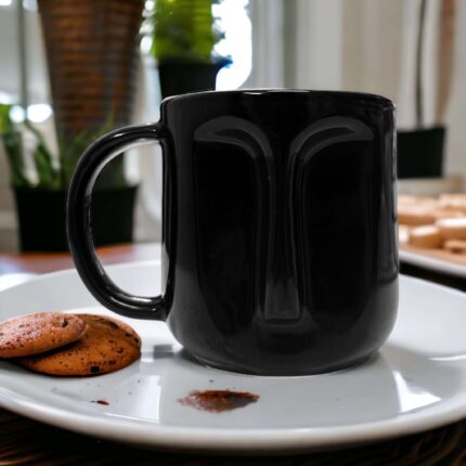 Black Ceramic Coffee Mug - Modern & High Quality