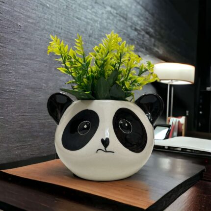 Chumbak Panda Planter | 5 Inch High-Quality Ceramic Decorative Pot